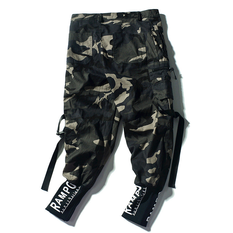 Pantalones Jogger Cargo Camuflaje "Urban Stealth" - Estilo Hip Hop Relaxed Fit
