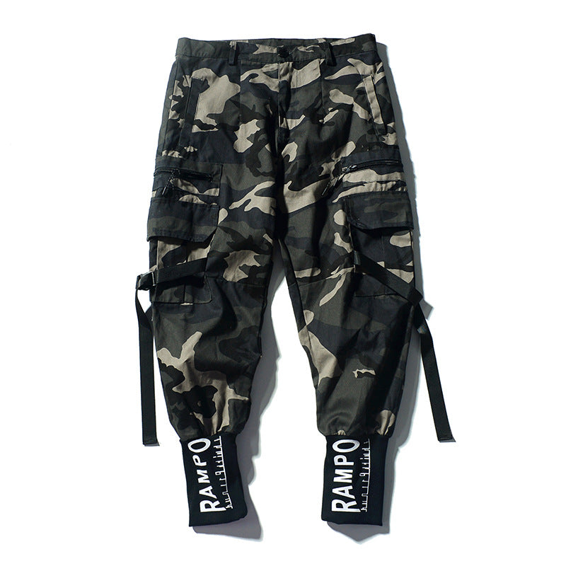 Pantalones Jogger Cargo Camuflaje "Urban Stealth" - Estilo Hip Hop Relaxed Fit