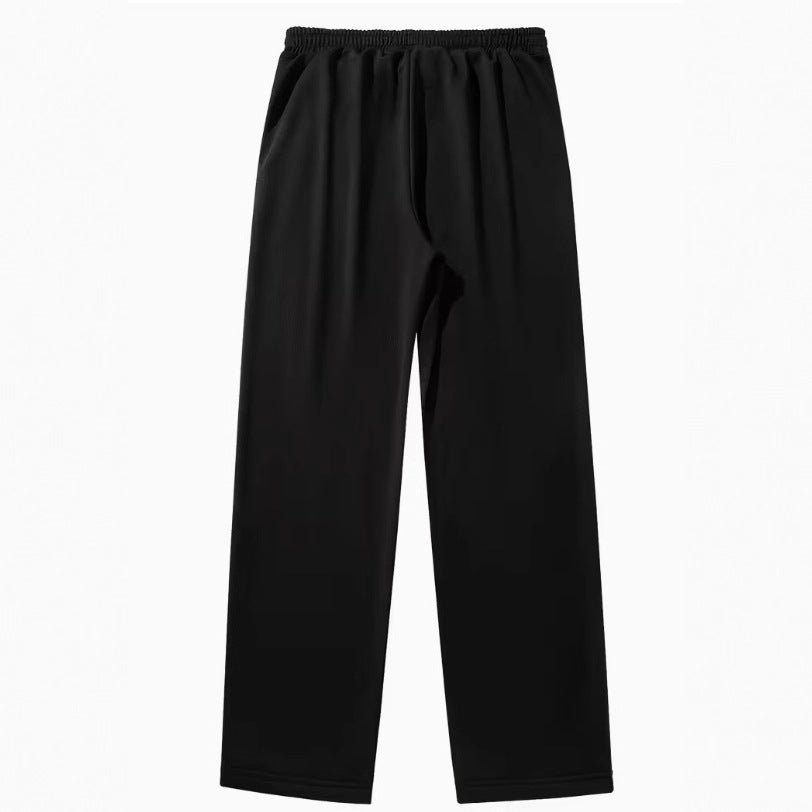 Pantalones Rectos Bicolores Casuales - Joggers Versátiles de Corte Holgado para Hombre