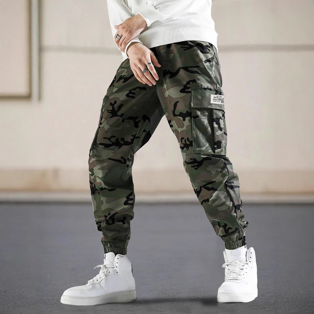 Pantalones Cargo de Camuflaje para Hombre - Estilo Militar Urbano con Bolsillos Laterales