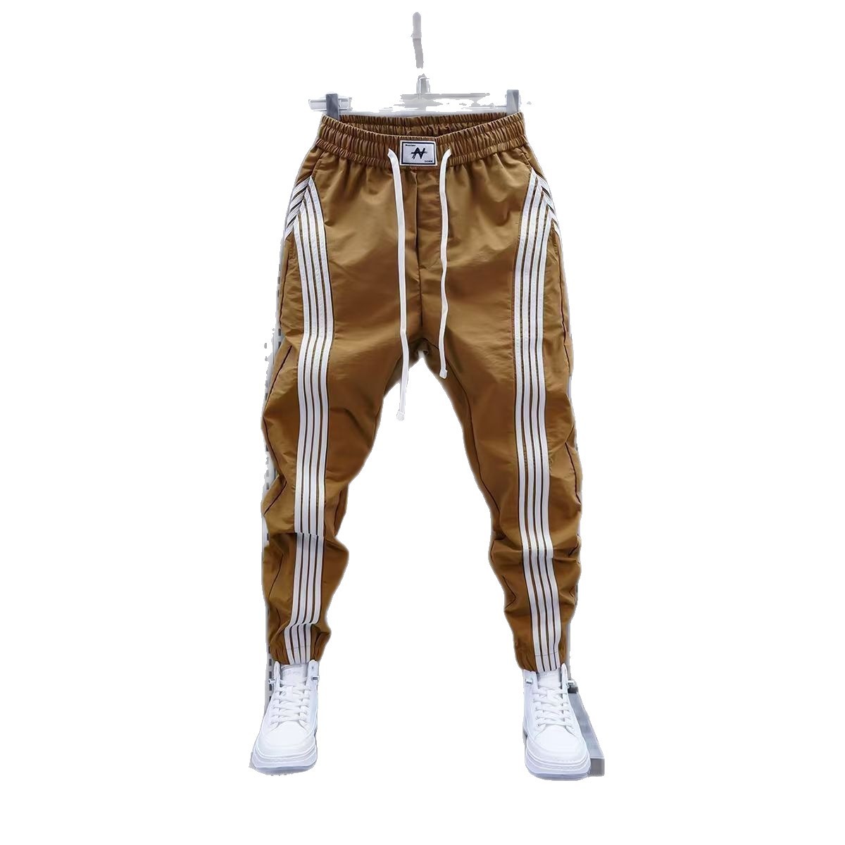 Joggers Deportivos de Rayas Laterales para Hombre - Estilo Urbano Slim Fit