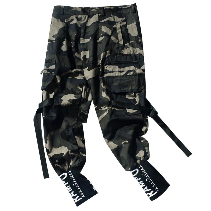 Pantalones Jogger Cargo Camuflaje "Urban Stealth" - Estilo Hip Hop Relaxed Fit