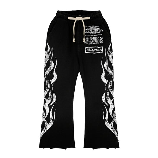 Pantalones Streetwear Piercing Vision – Joggers Unisex con Gráficos Laterales y Estilo Urbano
