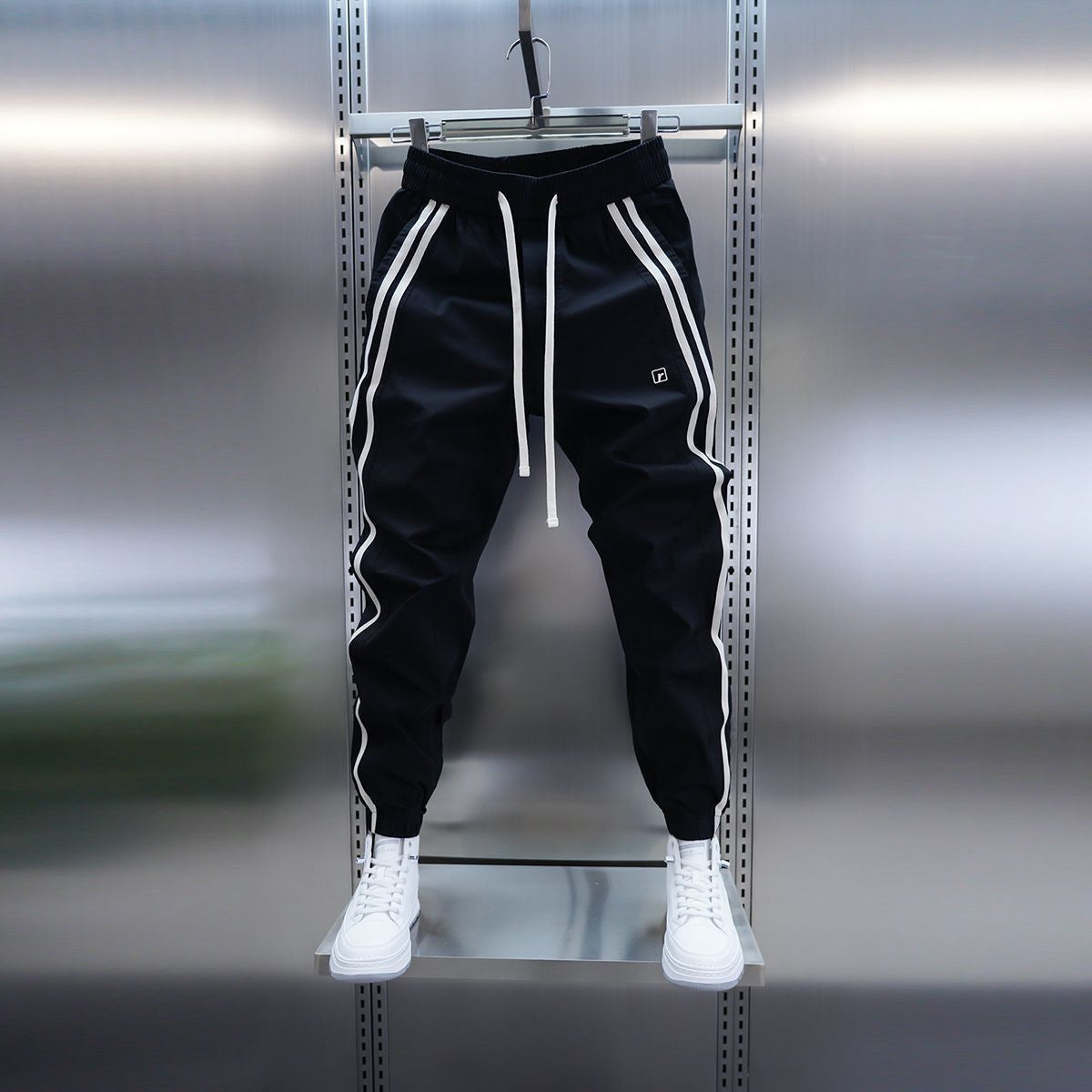 Pantalones Casuales Over-Size Minimalistas - Joggers Holgados con Cordón para Hombre