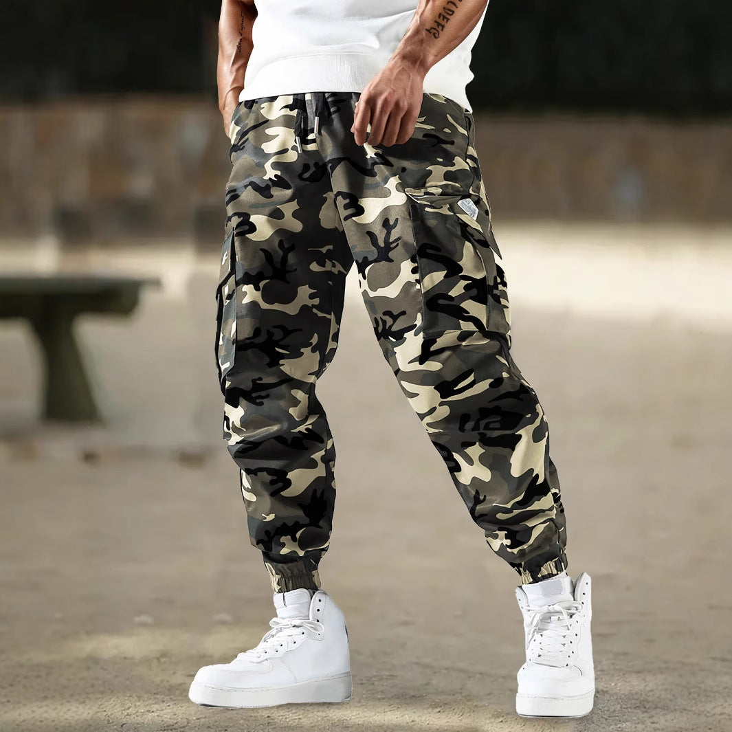 Pantalones Cargo de Camuflaje para Hombre - Estilo Militar Urbano con Bolsillos Laterales