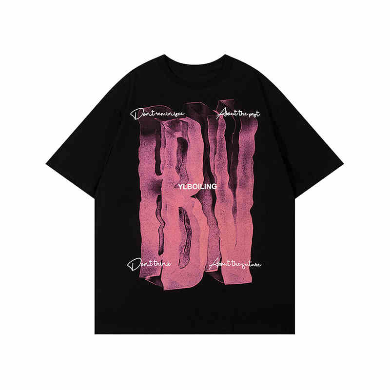 Camiseta Streetwear Oversize "IBV" – Algodón 100% con Estampado Visual 3D