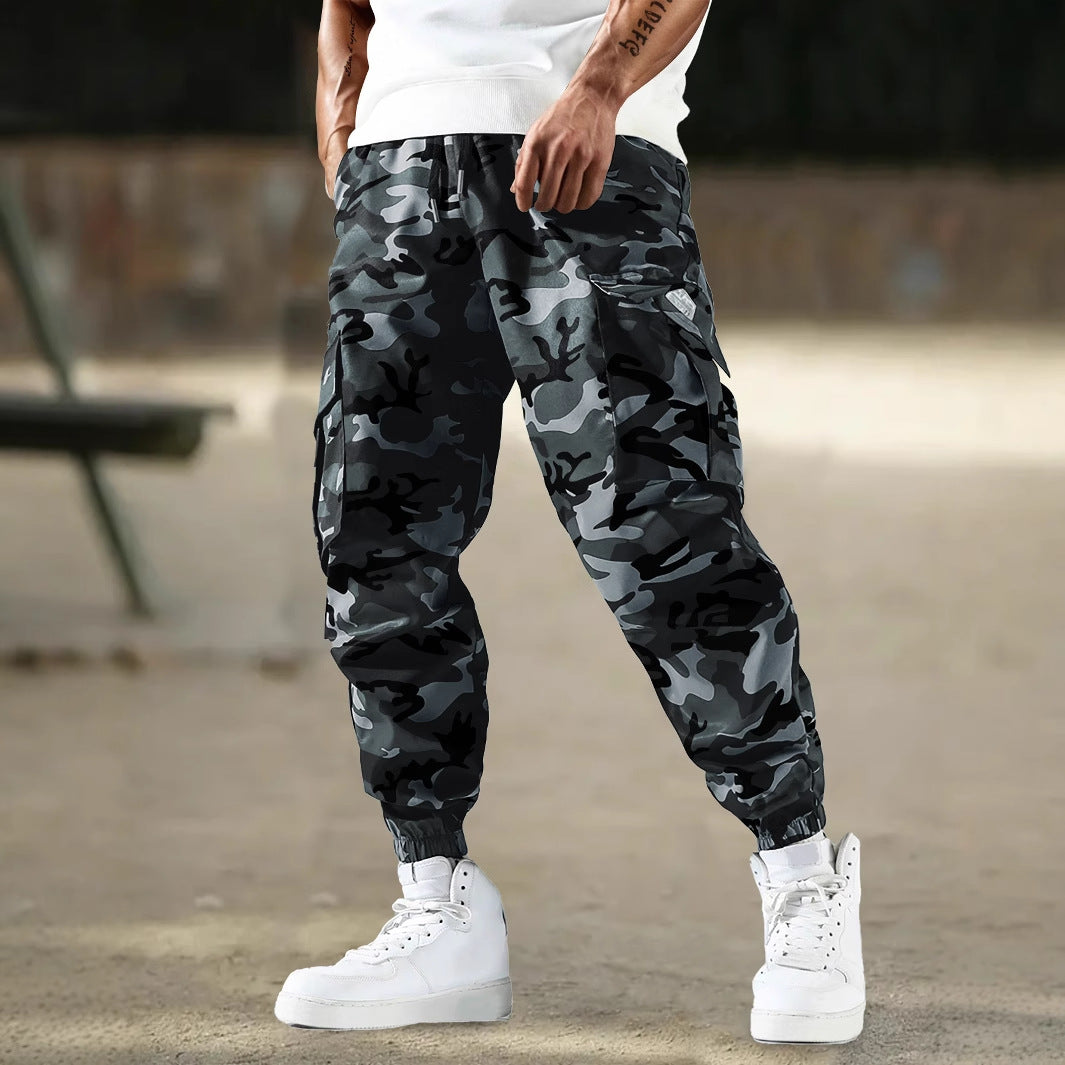 Pantalones Cargo de Camuflaje para Hombre - Estilo Militar Urbano con Bolsillos Laterales