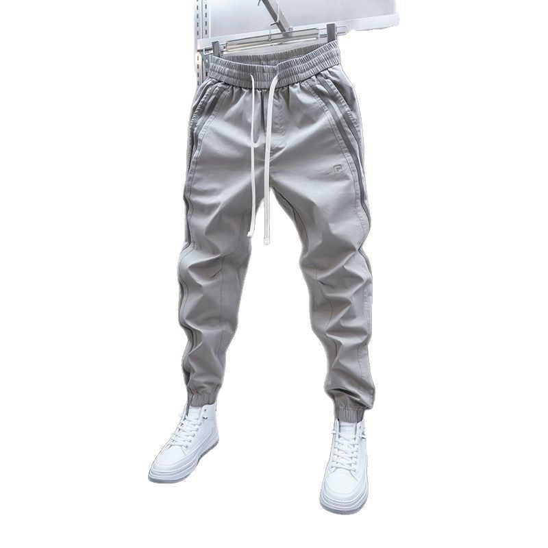 Pantalones Casuales Over-Size Minimalistas - Joggers Holgados con Cordón para Hombre