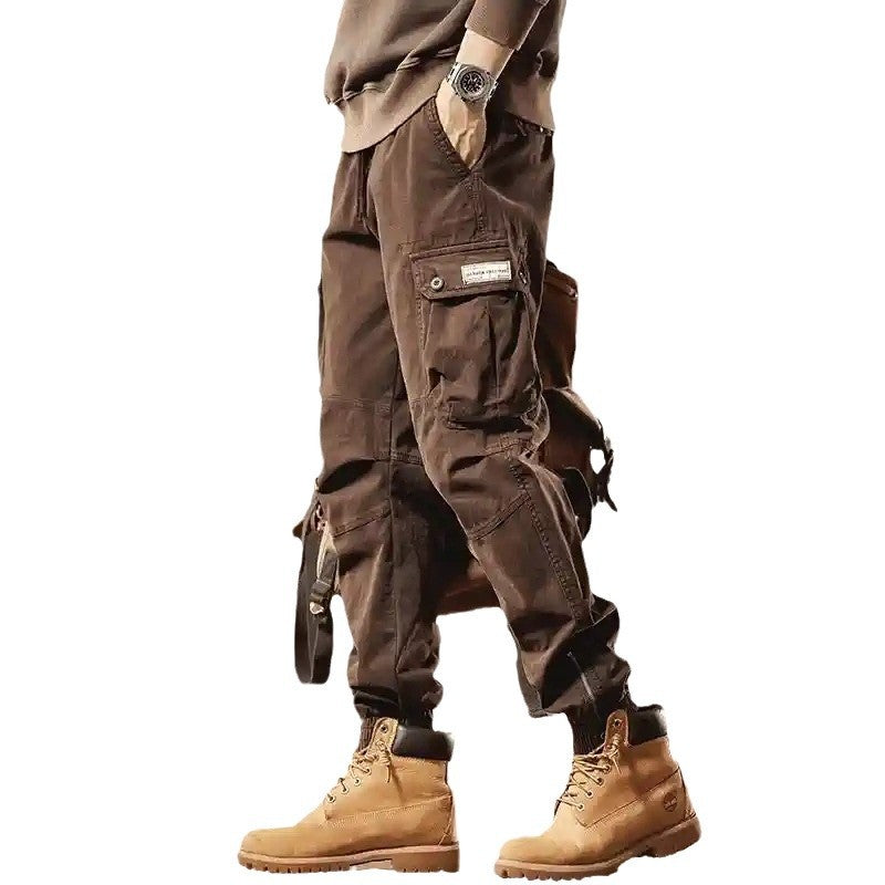 Pantalones Cargo Relaxed Fit – Estilo Militar y Casual de Algodón Premium