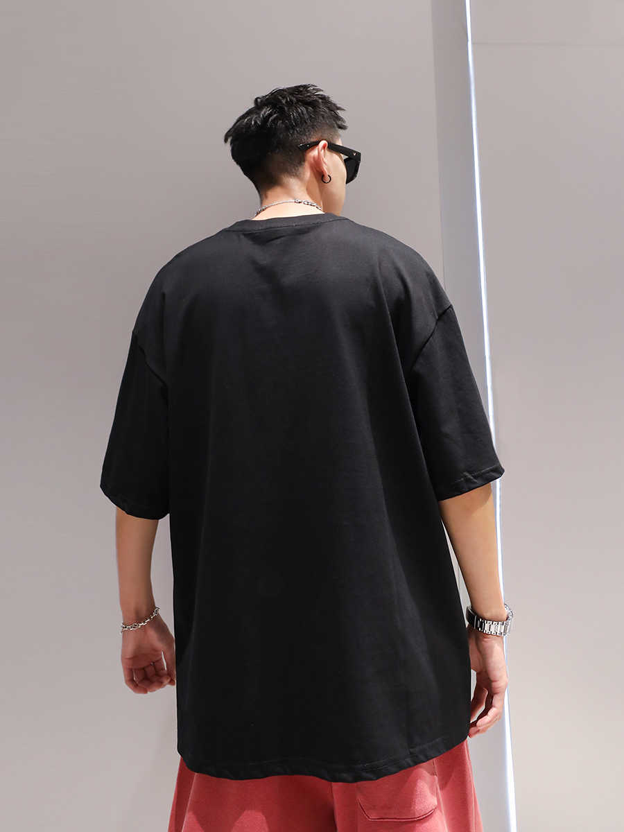 Camiseta Streetwear Oversize "IBV" – Algodón 100% con Estampado Visual 3D