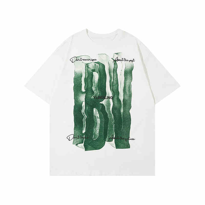 Camiseta Streetwear Oversize "IBV" – Algodón 100% con Estampado Visual 3D